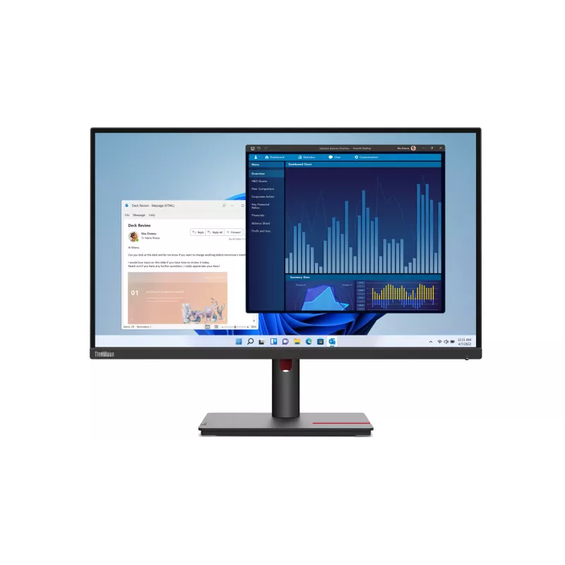 Lenovo ThinkVision T27p-30 monitor 68,6 cm (27 colių) 3840 x 2160 4K Ultra HD LED juodas