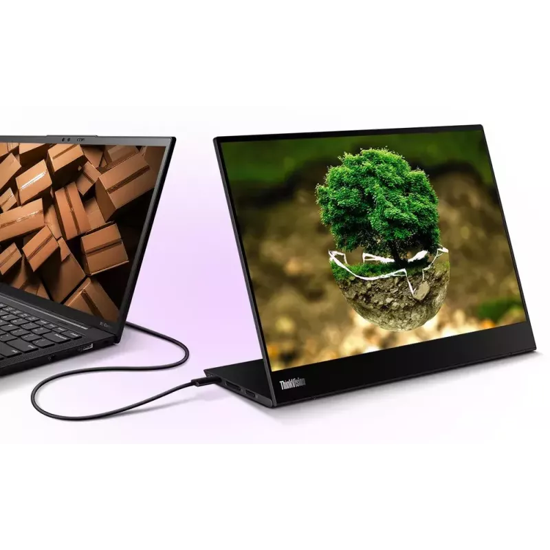 Monitorius Lenovo ThinkVision M14t 14 colių liečiamas LED 2240 x 1400
