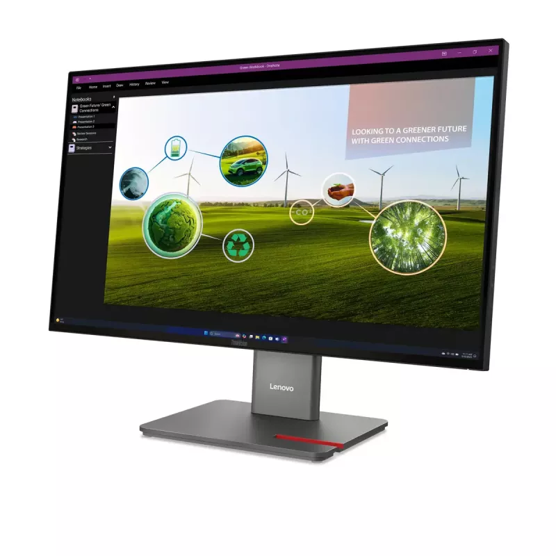 Monitorius Lenovo ThinkVision P27Q-40 27 colių LED Quad HD 2560 x 1440