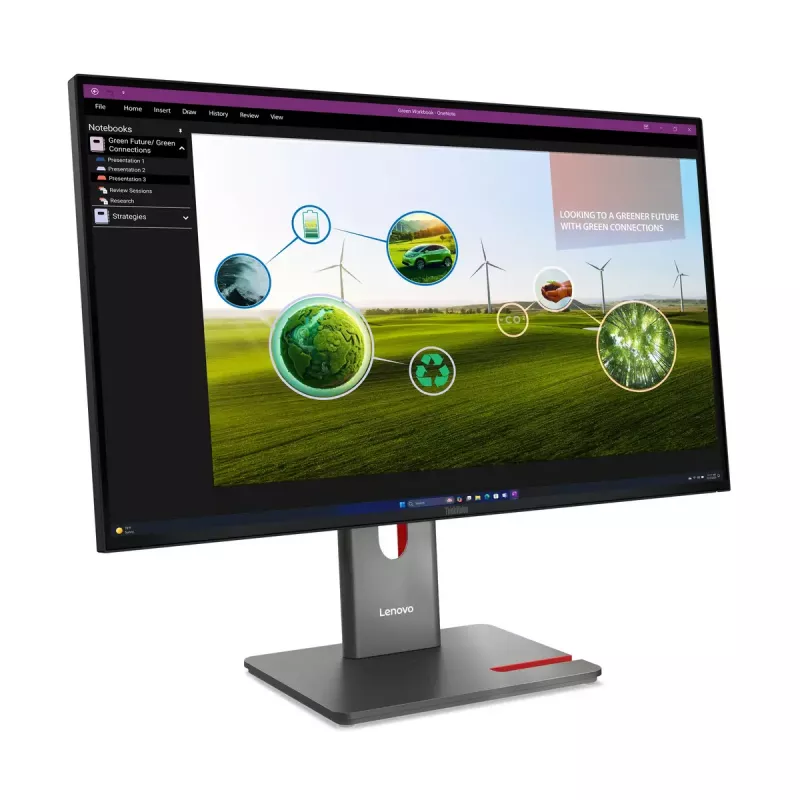 Monitorius Lenovo ThinkVision P27Q-40 27 colių LED Quad HD 2560 x 1440