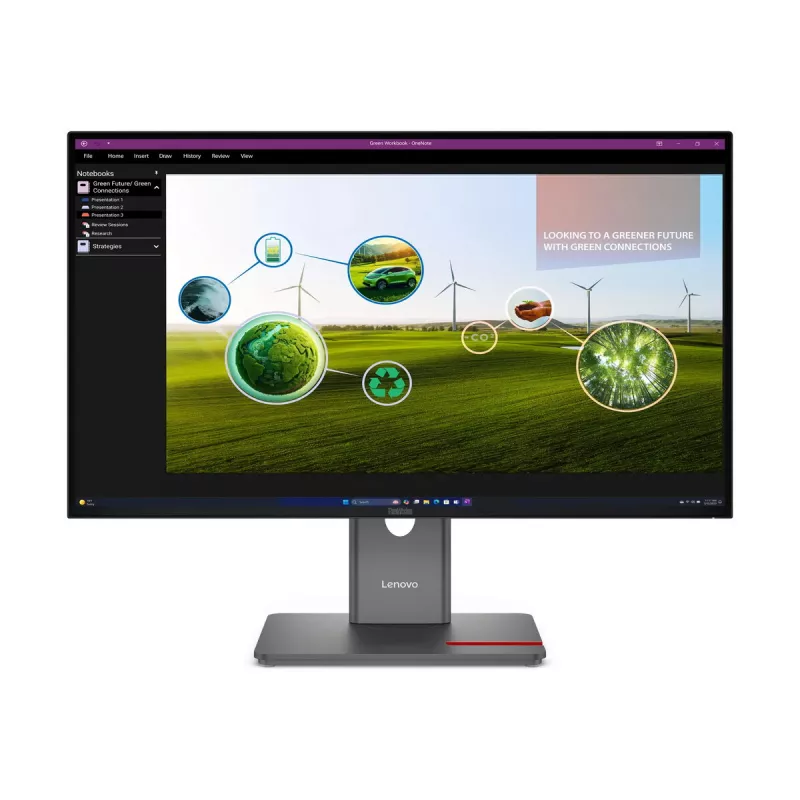 Monitorius Lenovo ThinkVision P27Q-40 27 colių LED Quad HD 2560 x 1440
