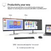 Monitorius HP Series 7 Pro 27 col. QHD - 727pq, 68.6 cm (27 col.), 2560 x 1440 pikseliai, Quad HD, LCD, 5 ms, Juodas