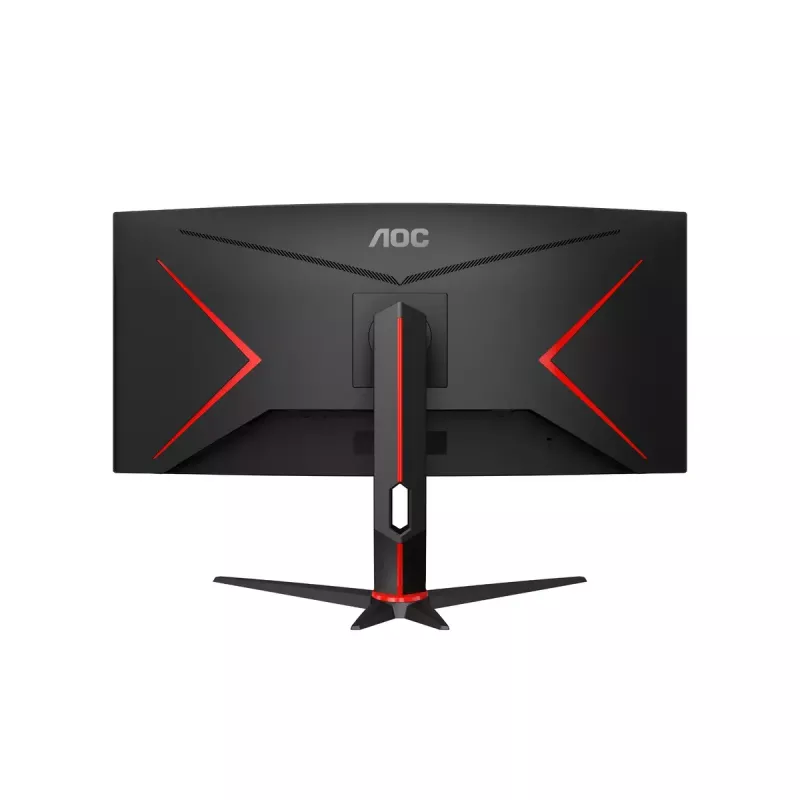 AOC CU34G2XP/BK 34 colių VA monitorius, 3440×1440, 21:9, 180 Hz, 1 ms, 2×HDMI, juodas