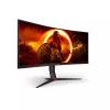 AOC CU34G2XP/BK 34 colių VA monitorius, 3440×1440, 21:9, 180 Hz, 1 ms, 2×HDMI, juodas