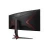 AOC CU34G2XP/BK 34 colių VA monitorius, 3440×1440, 21:9, 180 Hz, 1 ms, 2×HDMI, juodas