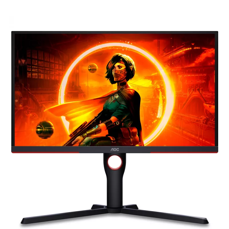 Monitorius AOC G3 25G3ZM/BK 62,2 cm (24,5 colio) 1920 x 1080 pikselių Full HD juodas, raudonas