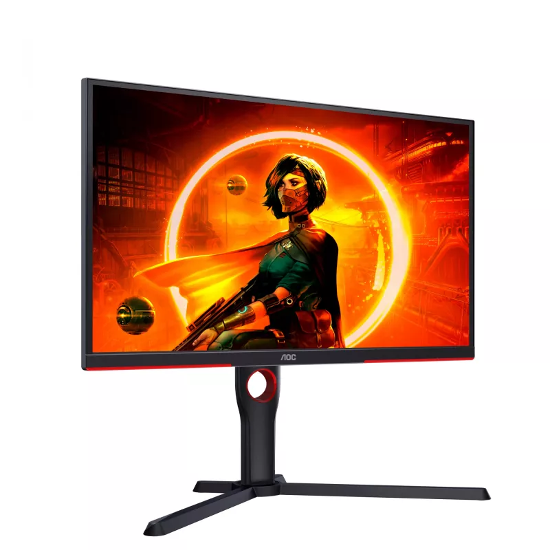 Monitorius AOC G3 25G3ZM/BK 62,2 cm (24,5 colio) 1920 x 1080 pikselių Full HD juodas, raudonas