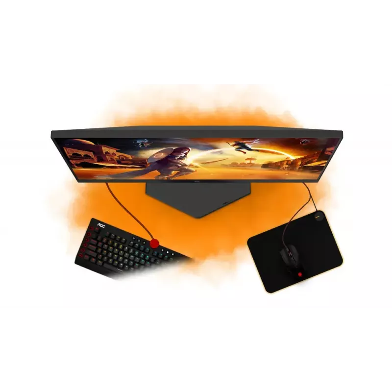 Monitorius AOC G4 24G4HRE 60.5 cm (23,8 colio) 1920 x 1080 pikselių Full HD LED juodas, raudonas