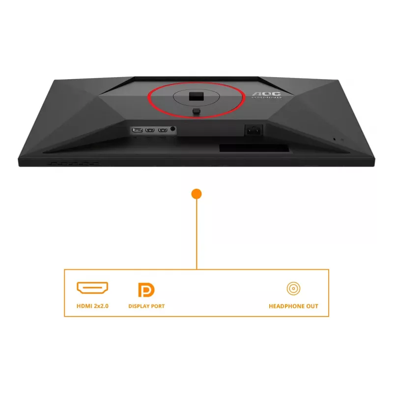 AOC G4 Q27G4ZR monitorius 68.6 cm (27 colių) 2560 x 1440 pikselių Quad HD LED juodas, raudonas