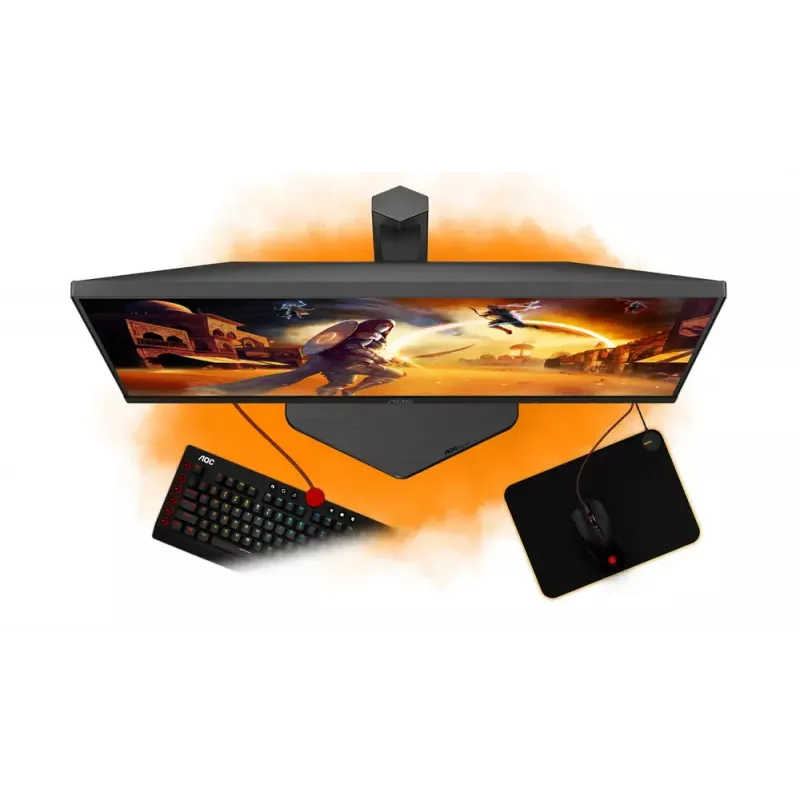 AOC G4 Q27G4ZR monitorius 68.6 cm (27 colių) 2560 x 1440 pikselių Quad HD LED juodas, raudonas