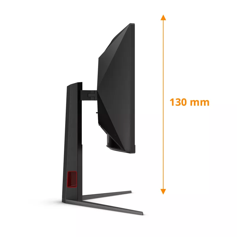 AOC G4 CU34G4Z kompiuterio monitorius 86,4 cm (34 colių) 3440 x 1440 pikselių Wide Quad HD LED juodas, raudonas