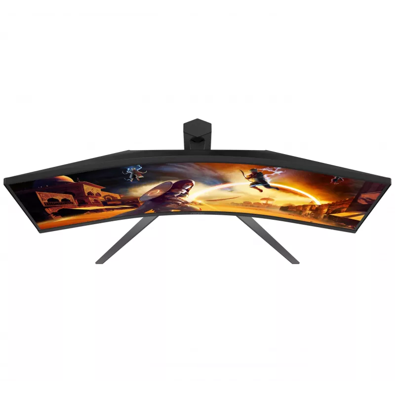 AOC G4 CU34G4Z kompiuterio monitorius 86,4 cm (34 colių) 3440 x 1440 pikselių Wide Quad HD LED juodas, raudonas