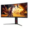 AOC G4 CU34G4Z kompiuterio monitorius 86,4 cm (34 colių) 3440 x 1440 pikselių Wide Quad HD LED juodas, raudonas