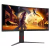 AOC G4 CU34G4Z kompiuterio monitorius 86,4 cm (34 colių) 3440 x 1440 pikselių Wide Quad HD LED juodas, raudonas