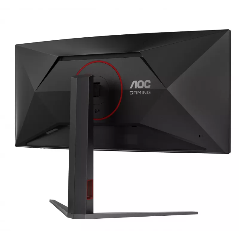 AOC G4 CU34G4Z kompiuterio monitorius 86,4 cm (34 colių) 3440 x 1440 pikselių Wide Quad HD LED juodas, raudonas