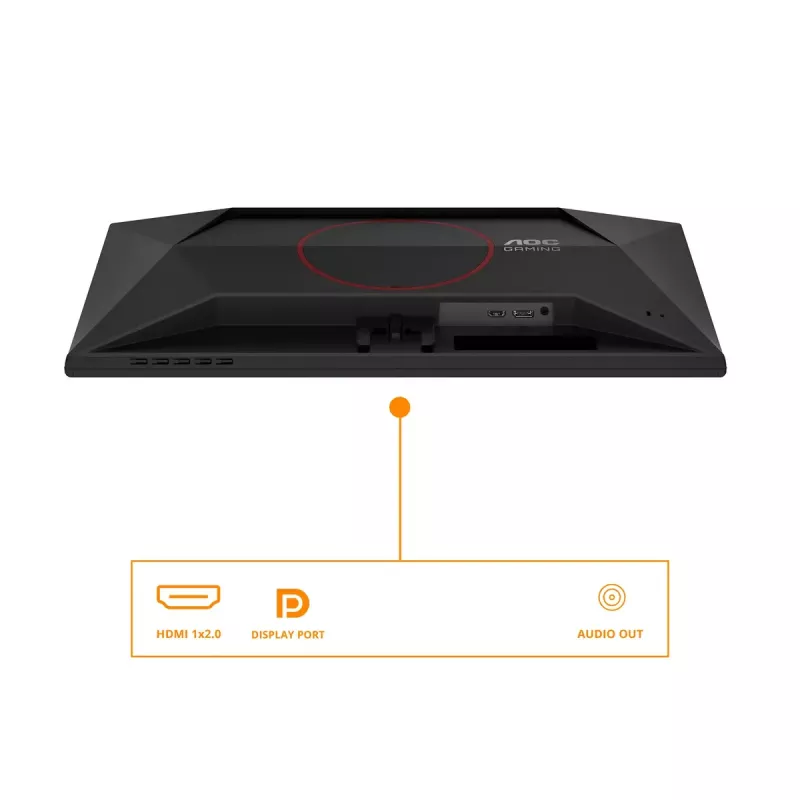 Monitorius AOC G4 25G42E 62,2 cm (24,5 colio) 1920 x 1080 pikselių Full HD LED juodas, raudonas