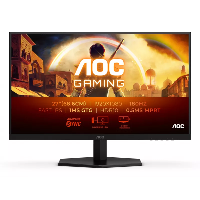 AOC G4 27G42E monitorius 68,6 cm (27 colių) 1920 x 1080 pikselių Full HD LCD juodas