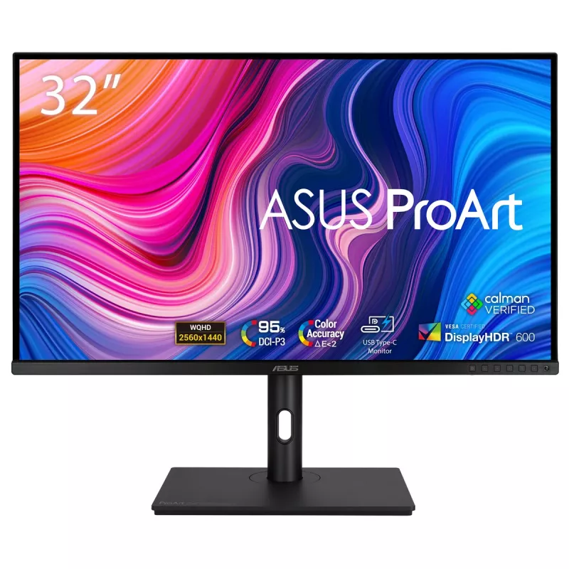 ASUS ProArt PA328CGV monitorius 81,3 cm (32 coliai) 2560 x 1440 pikselių Wide Quad HD juodas