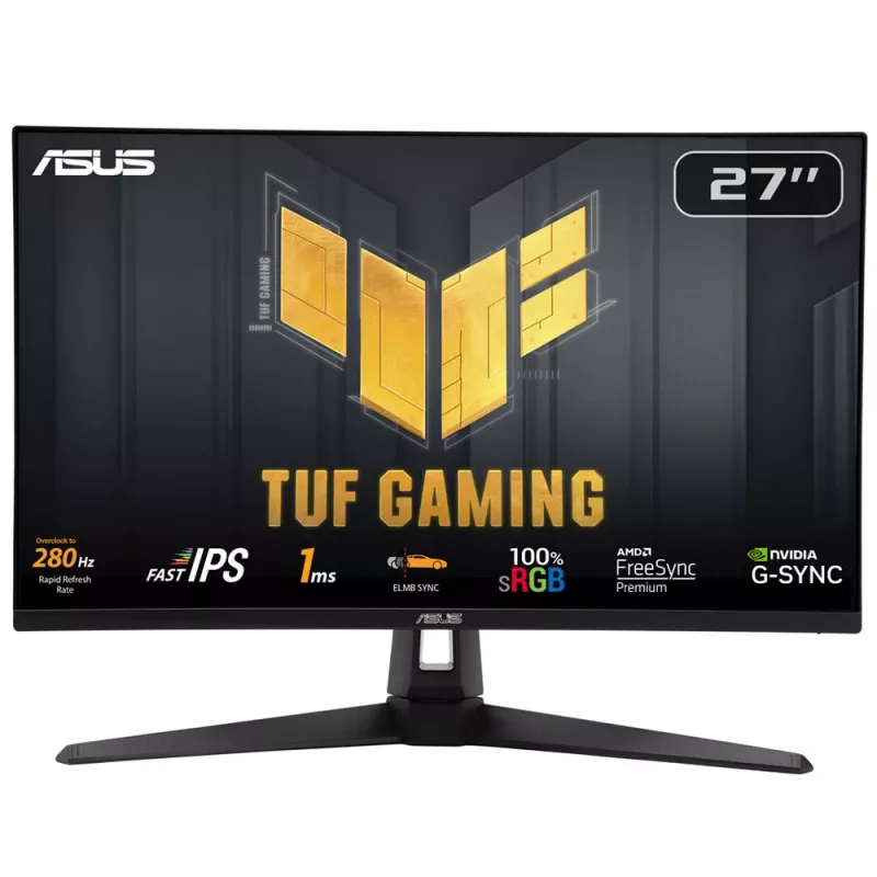 ASUS TUF Gaming VG279QM1A monitorius 27 colių Full HD LCD juodas