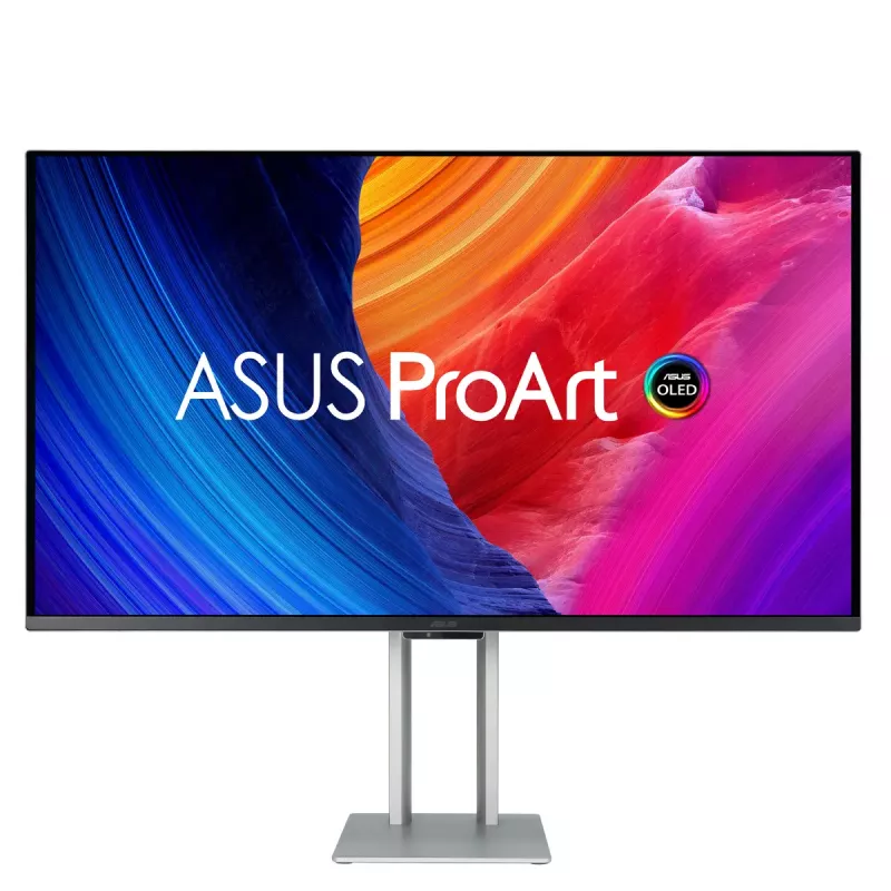 ASUS ProArt OLED PA32UCDM monitorius 80 cm (31,5 colio) 3840 x 2160 pikselių 4K Ultra HD QD-OLED sidabrinis