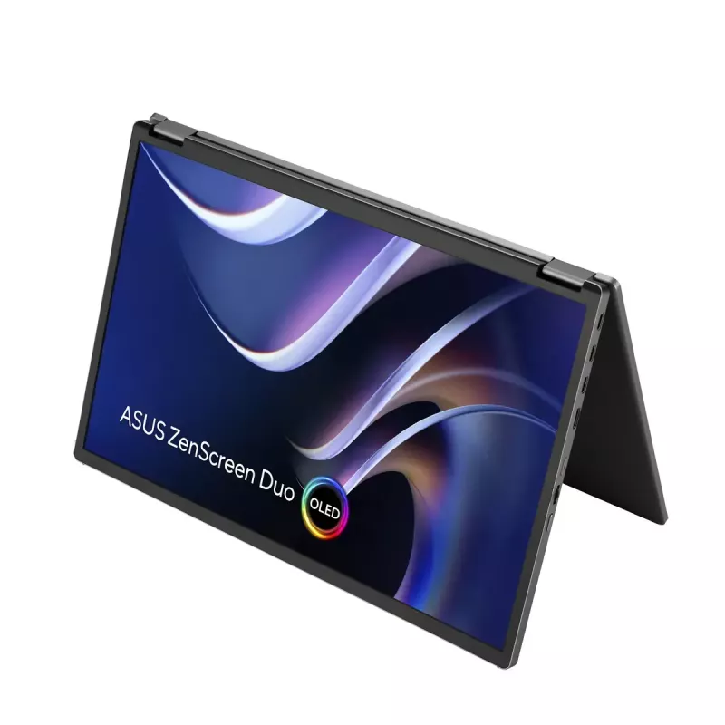 ASUS ZenScreen Duo OLED MQ149CD nešiojamas monitorius, 35,6 cm (14 colių), 1920 x 1200 pikselių, WUXGA, sidabrinis