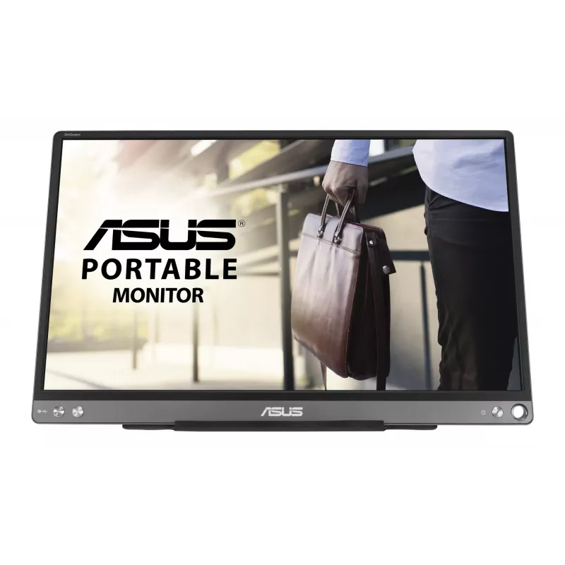 ASUS ZenScreen MB16ACE monitorius 39,6 cm (15,6 colio) 1920 x 1080 pikselių Full HD LED pilkas