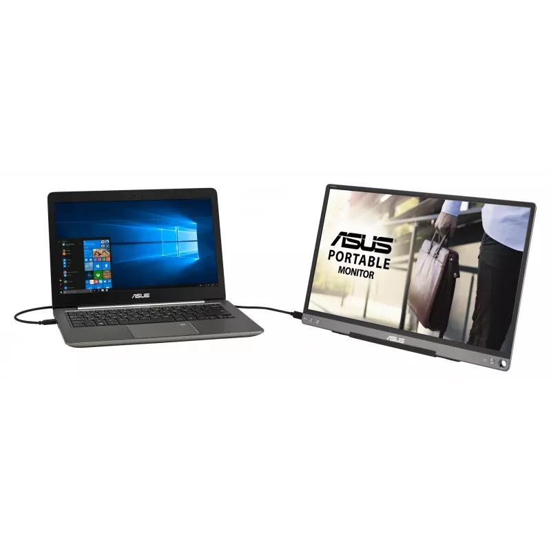 ASUS ZenScreen MB16ACE monitorius 39,6 cm (15,6 colio) 1920 x 1080 pikselių Full HD LED pilkas