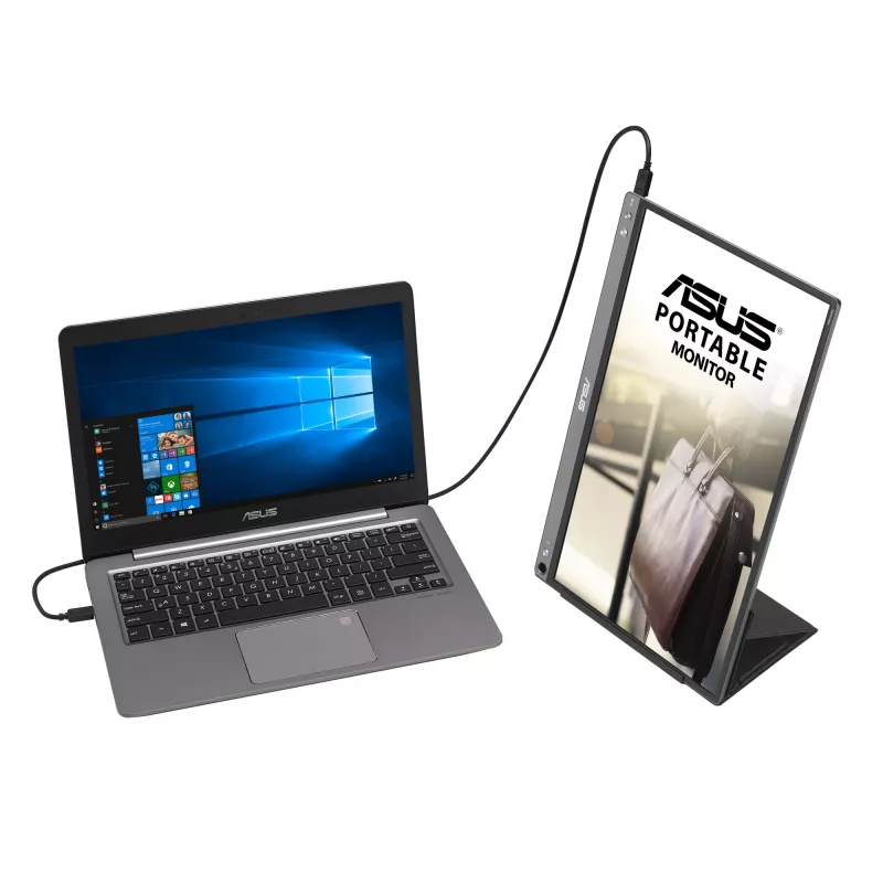 ASUS ZenScreen MB16ACE monitorius 39,6 cm (15,6 colio) 1920 x 1080 pikselių Full HD LED pilkas