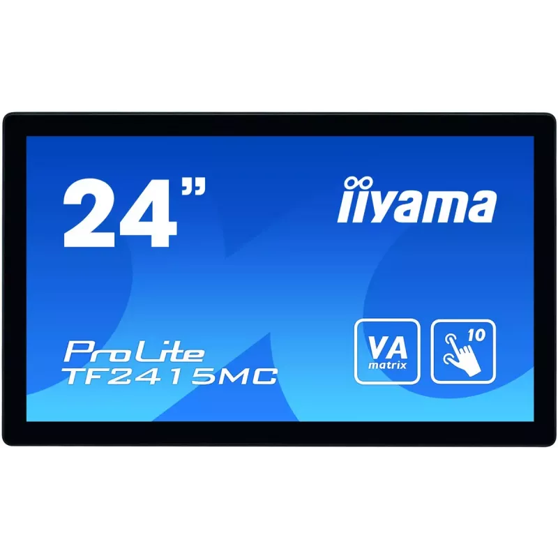 iiyama ProLite TF2415MC-B2 monitor 23.8 colių Full HD LED Touchscreen Multi-user Juodas