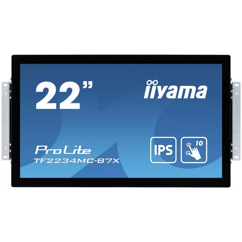 Monitorius iiyama ProLite TF2234MC-B7X 54,6 cm (21,5 colių) 1920x1080 Full HD LED liečiamas ekranas su IPS technologija