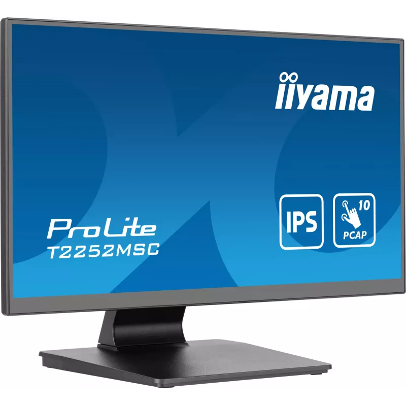 Monitorius iiyama ProLite T2252MSC-B2 54,6 cm (21,5 colio) Full HD 1920x1080 LCD liečiamuoju ekranu juodas