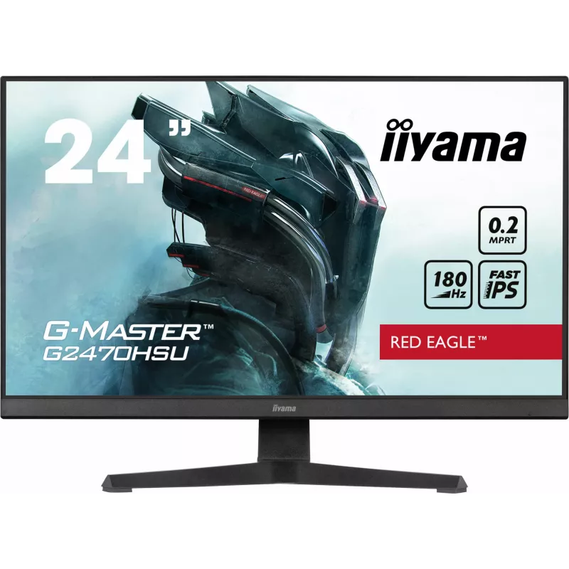 iiyama G-MASTER G2470HSU-B6 kompiuterio monitorius 60.5 cm (23.8 colio) 1920 x 1080 pikselių Full HD LCD juodas