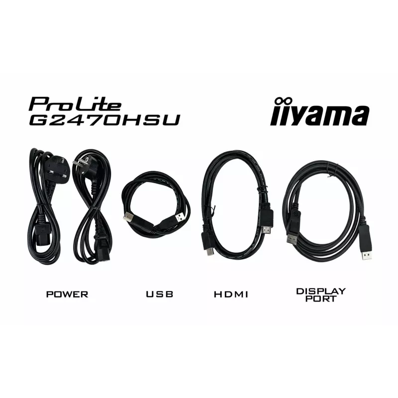 iiyama G-MASTER G2470HSU-B6 kompiuterio monitorius 60.5 cm (23.8 colio) 1920 x 1080 pikselių Full HD LCD juodas