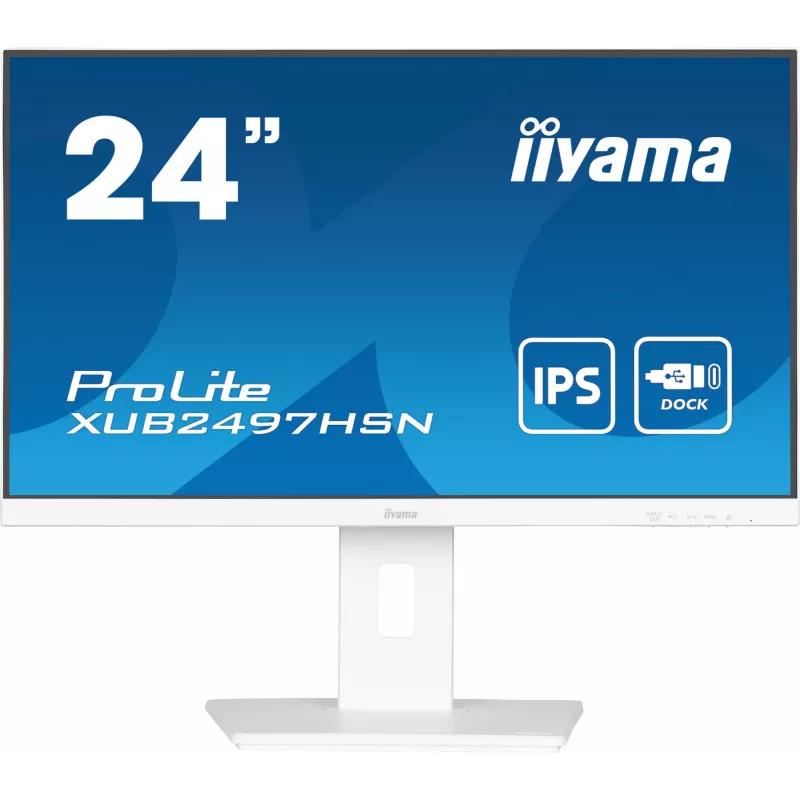 Monitorius iiyama ProLite XUB2497HSN-W2 60,5 cm (23,8 colio) Full HD LED baltas
