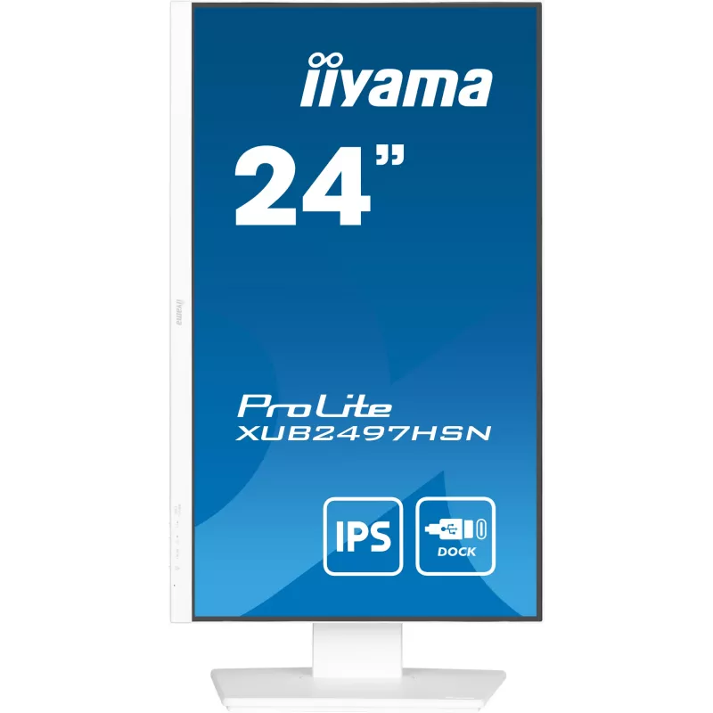 Monitorius iiyama ProLite XUB2497HSN-W2 60,5 cm (23,8 colio) Full HD LED baltas