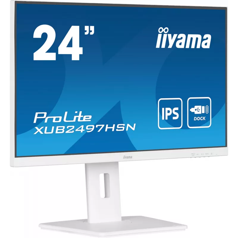 Monitorius iiyama ProLite XUB2497HSN-W2 60,5 cm (23,8 colio) Full HD LED baltas