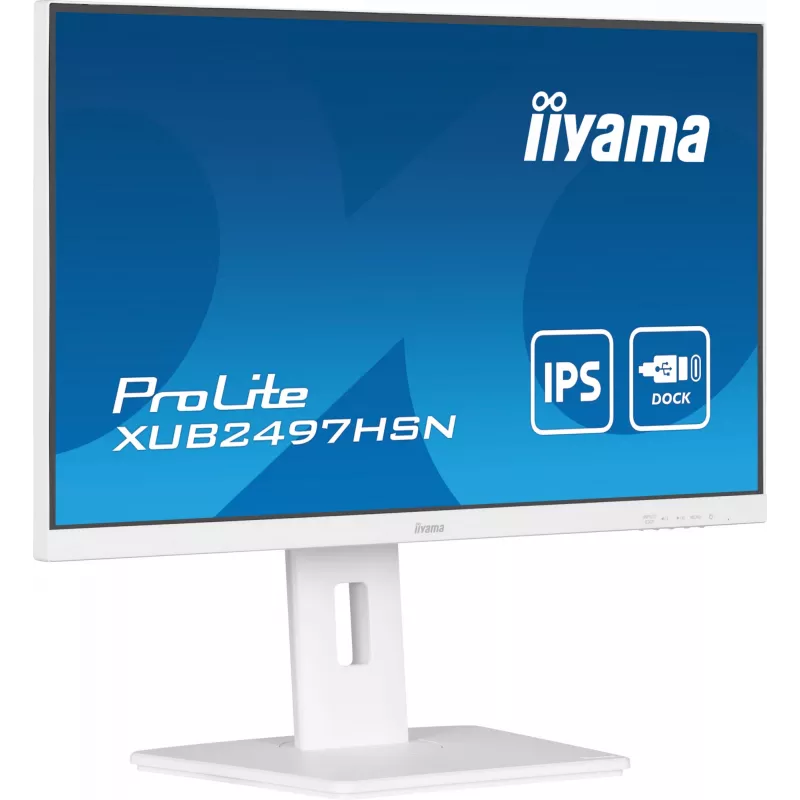 Monitorius iiyama ProLite XUB2497HSN-W2 60,5 cm (23,8 colio) Full HD LED baltas
