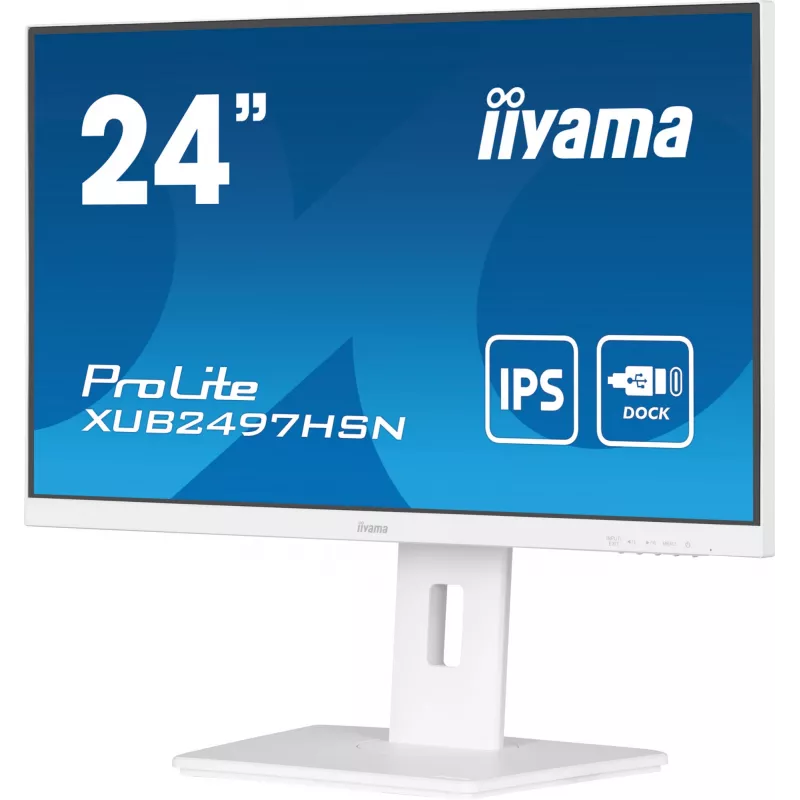 Monitorius iiyama ProLite XUB2497HSN-W2 60,5 cm (23,8 colio) Full HD LED baltas