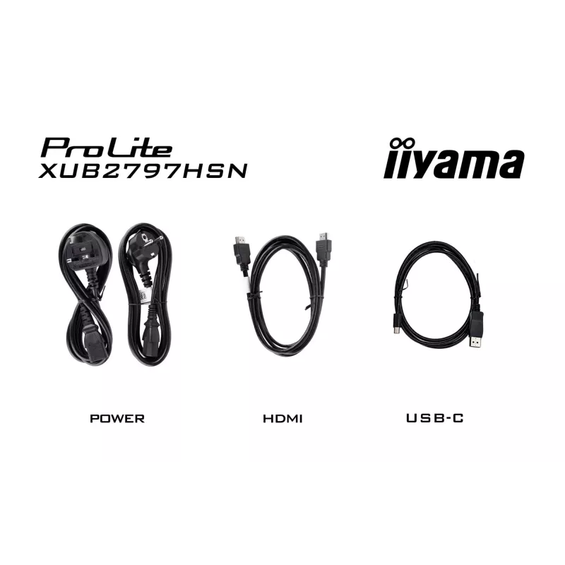 Monitorius iiyama ProLite XUB2797HSN-B2 27 colių Full HD LED juodas
