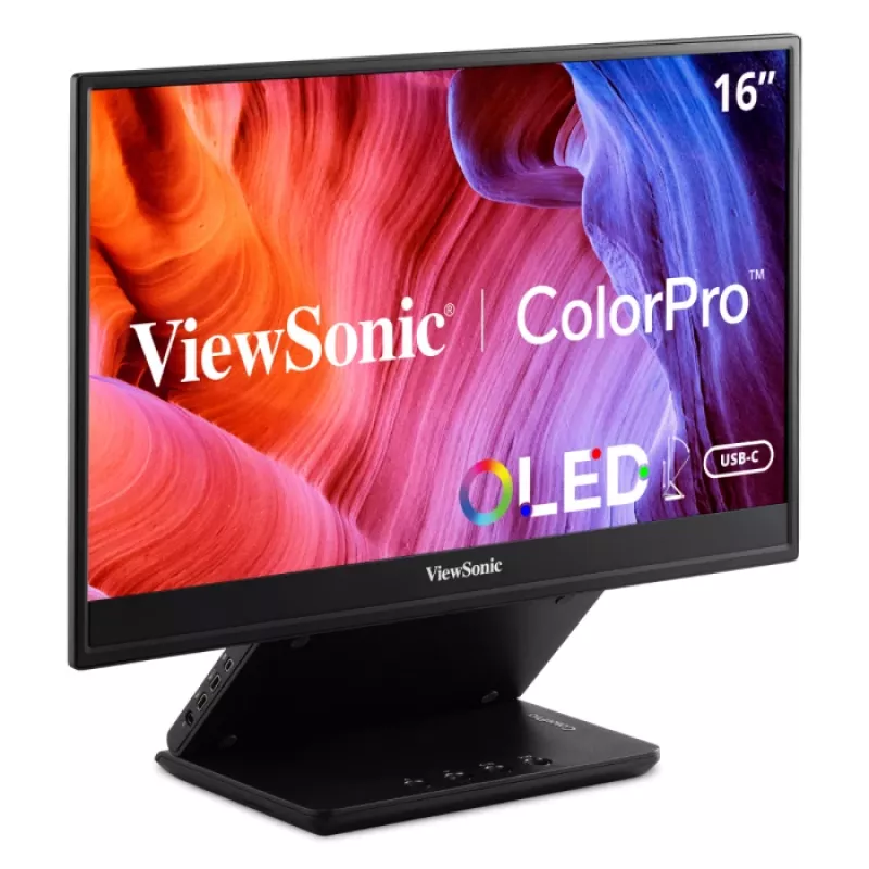 Viewsonic VP16-OLED nešiojamas monitorius 40,6 cm (16 inch) Full HD OLED juodas