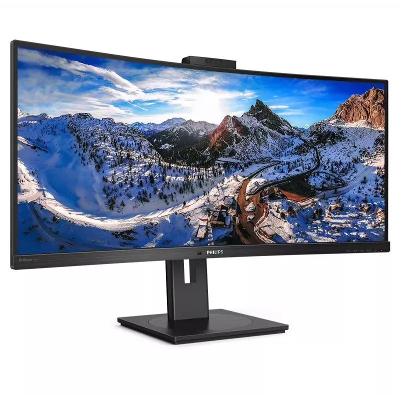 Philips P Line 346P1CRH/00 monitorius 86,4 cm (34 colių) 3440 x 1440 pikselių „UltraWide Quad HD“ juodas