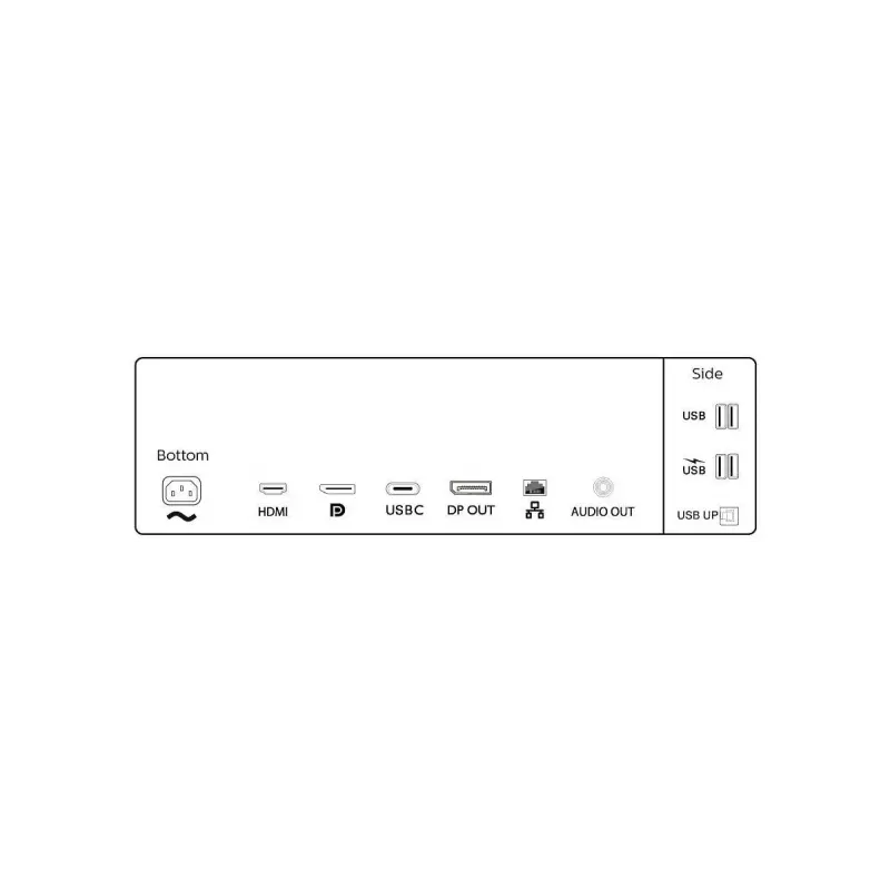 Philips P Line 346P1CRH/00 monitorius 86,4 cm (34 colių) 3440 x 1440 pikselių „UltraWide Quad HD“ juodas