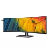 Philips 6000 serijos 45B1U6900C/00 kompiuterio monitorius 113 cm (44,5 col.) 5120 x 1440 pikselių „UltraWide Dual Quad HD“ LED juodas