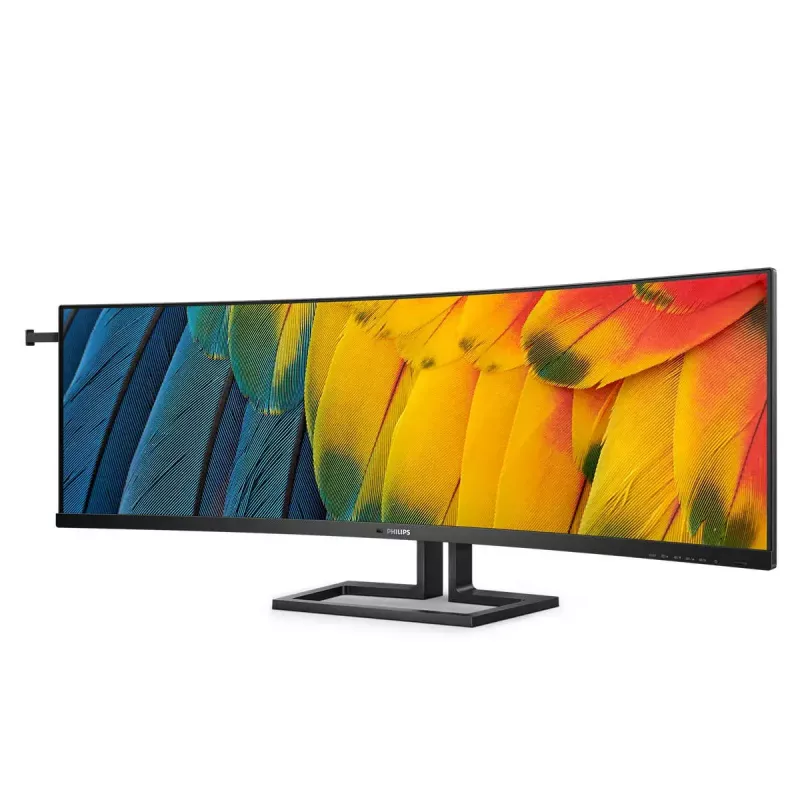 Philips 6000 serijos 45B1U6900C/00 kompiuterio monitorius 113 cm (44,5 col.) 5120 x 1440 pikselių „UltraWide Dual Quad HD“ LED juodas