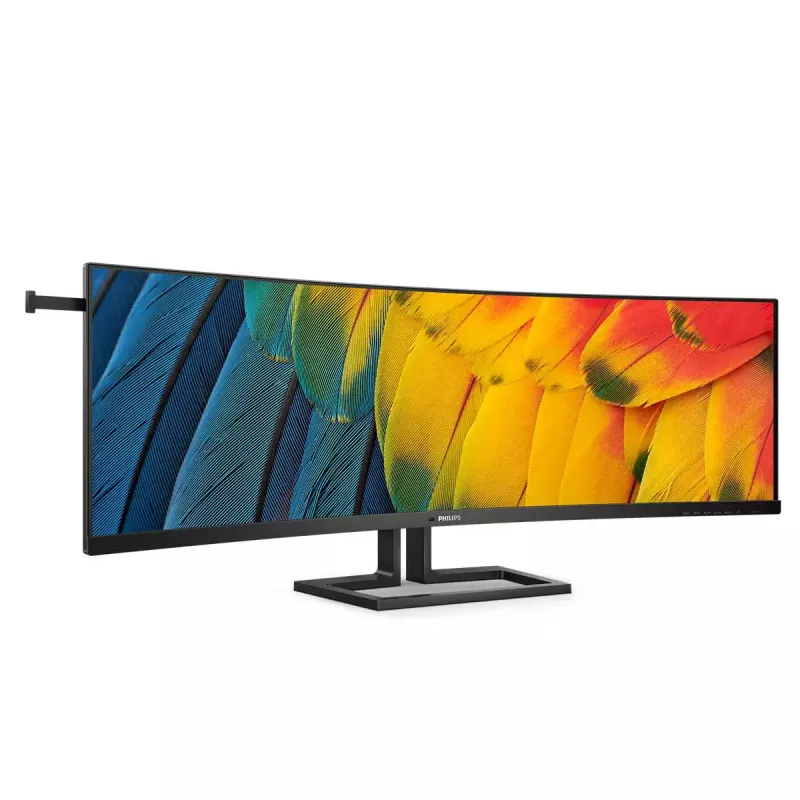 Philips 6000 serijos 45B1U6900C/00 kompiuterio monitorius 113 cm (44,5 col.) 5120 x 1440 pikselių „UltraWide Dual Quad HD“ LED juodas