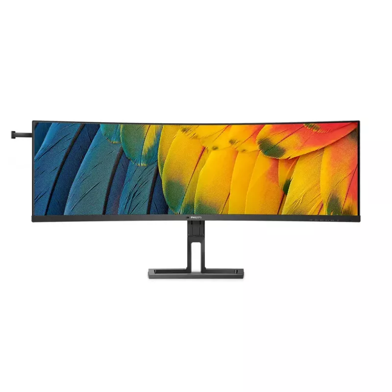 Philips 6000 serijos 45B1U6900C/00 kompiuterio monitorius 113 cm (44,5 col.) 5120 x 1440 pikselių „UltraWide Dual Quad HD“ LED juodas