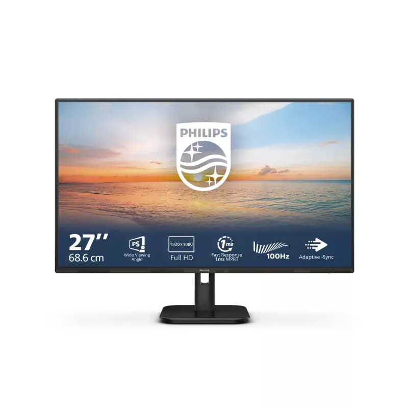 Monitorius Philips 1000 Series 27E1N1100A/00 – 27 colių Full HD (1920x1080), IPS, 100 Hz, FreeSync, 4 ms, 250 cd/m²