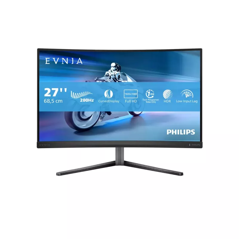 Philips Evnia 5000 27M2C5200W/00 monitorius 68.6 cm (27 colių) 1920 x 1080 pikselių Full HD LCD pilkas