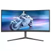 Philips Evnia 34M2C6500/00 monitorius 86,4 cm (34 colių) 3440 x 1440 pikselių Wide Quad HD QD-OLED pilkas