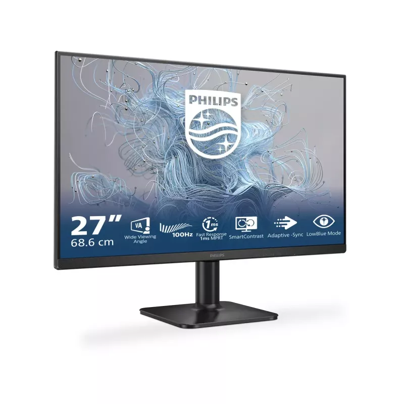 Philips 1000 serijos 27E2N1100L/00 kompiuterio monitorius 68,6 cm (27 col.) 1920 x 1080 pikselių Full HD LCD juodas